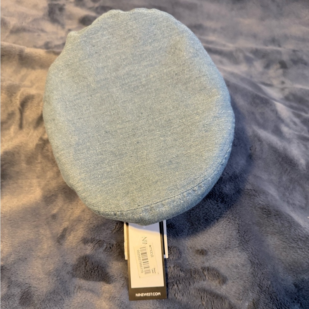 Denim Newsboy Cap from Nine West - Picture 2 of 4